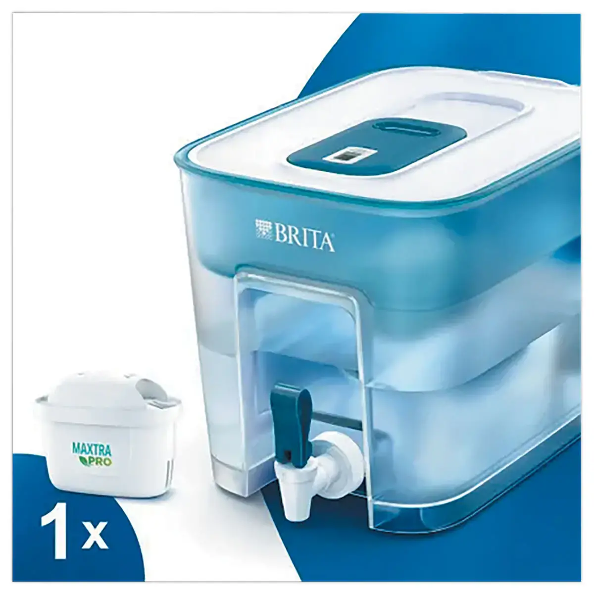 Distributeur Flow Brita 8.2L + une cartouche filtrante