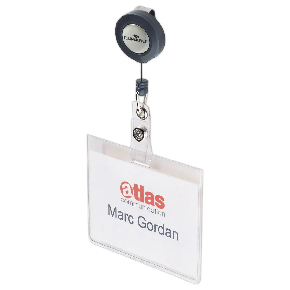 10 Enrouleurs pour porte-carte magnétique - DURABLE