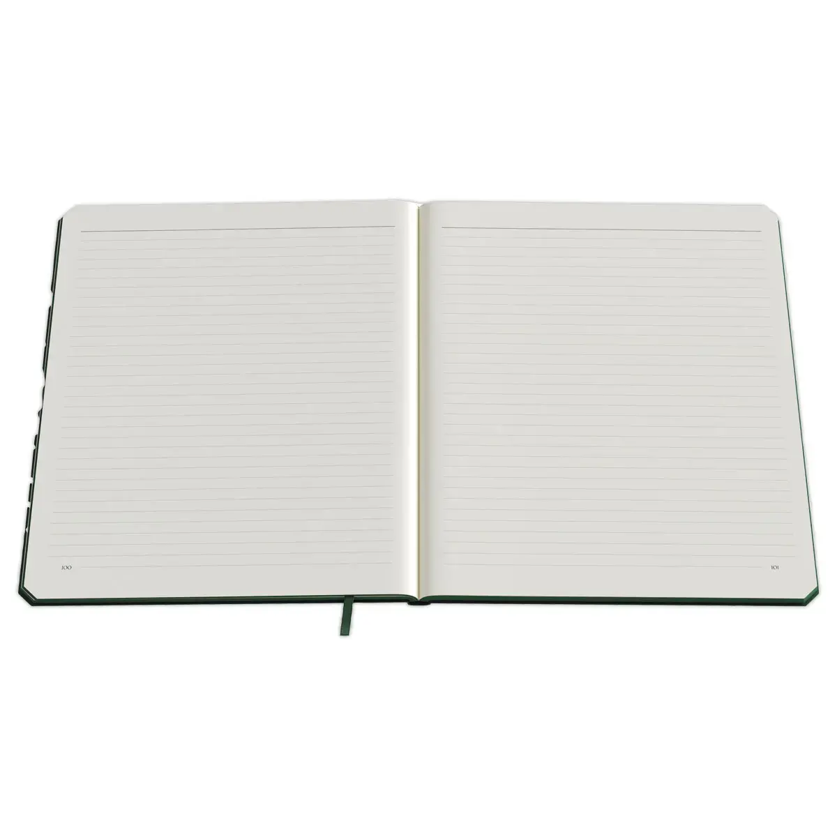 Carnet de Kempen large ligné Atlas - Brun