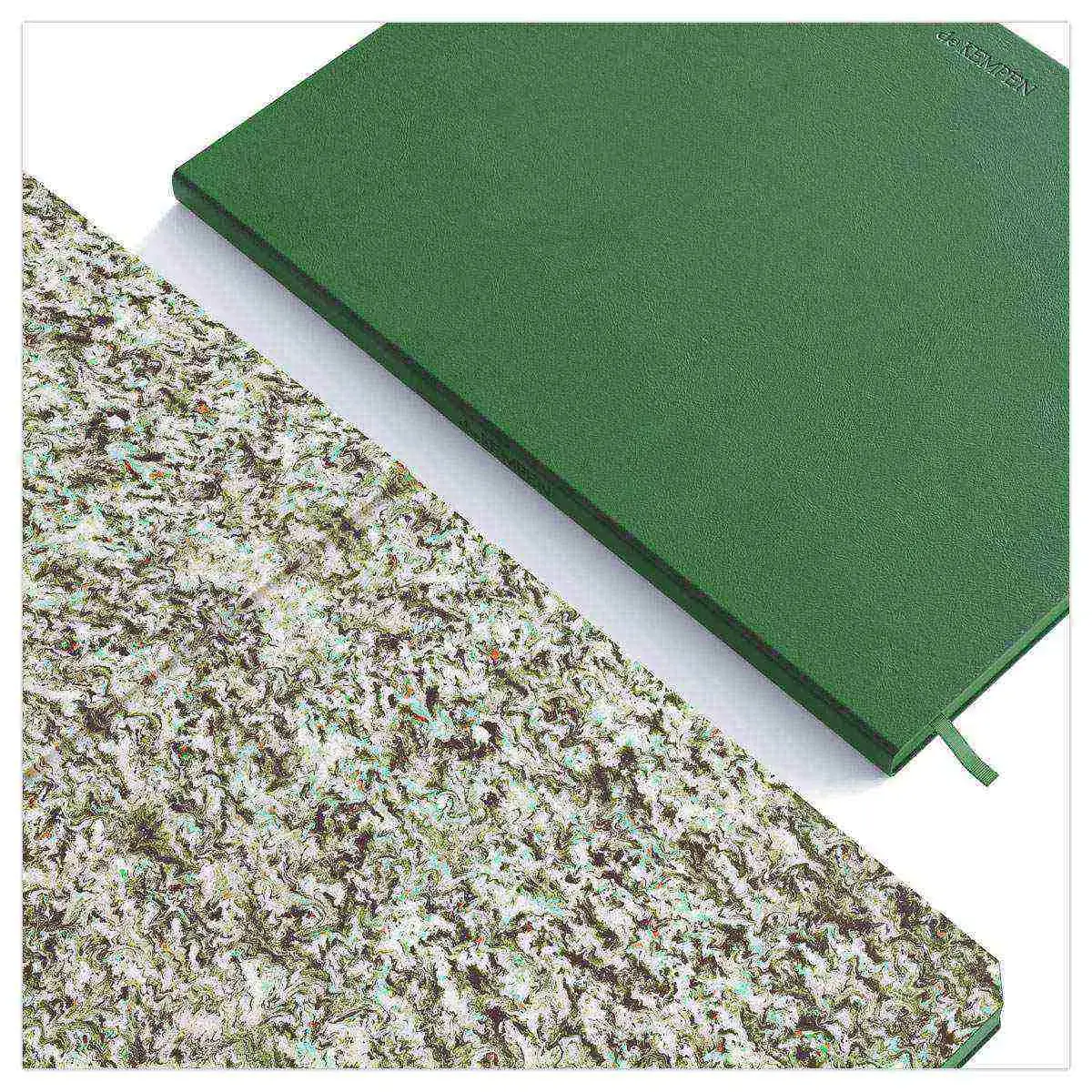 Carnet de Kempen large ligné Origin - Vert