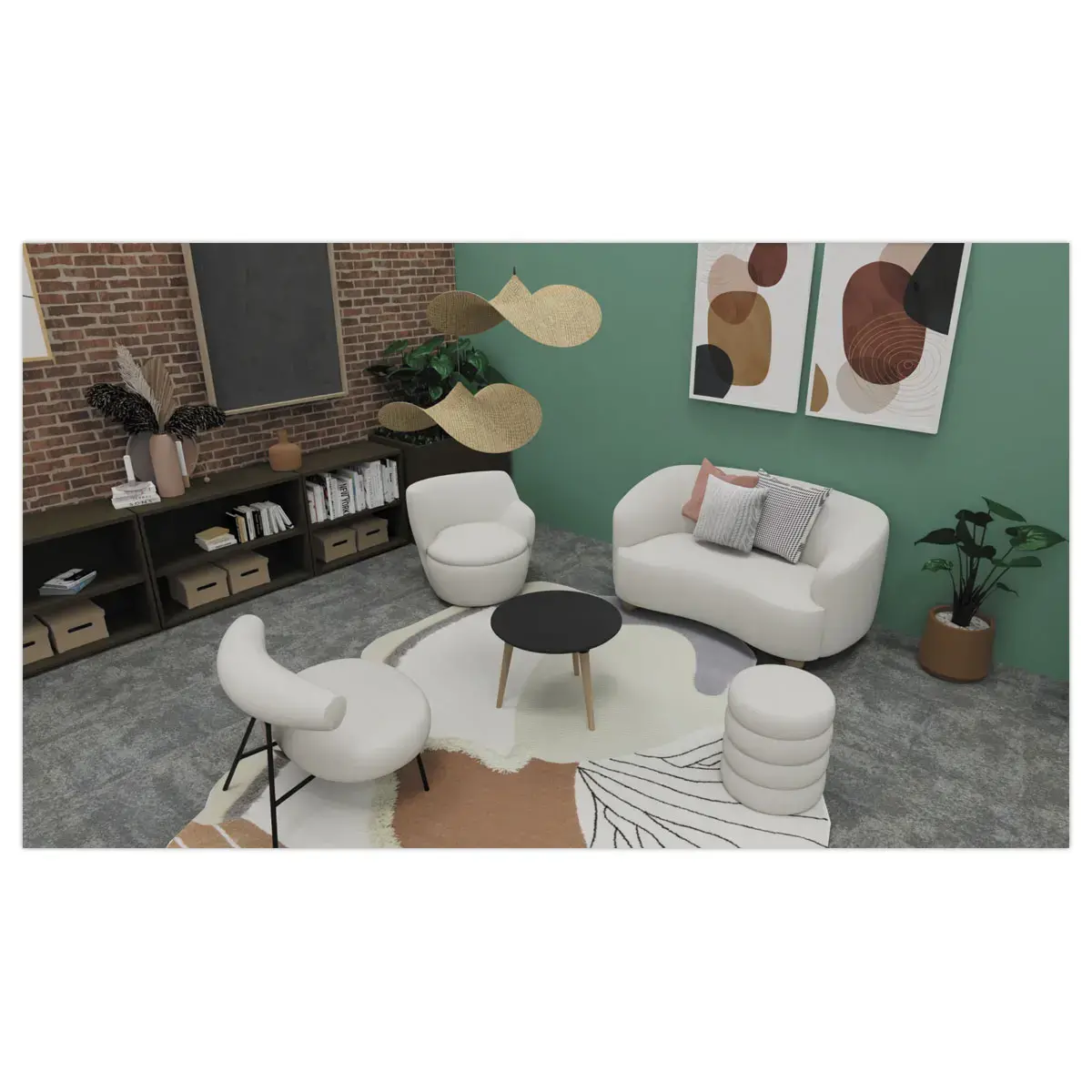 Fauteuil bouclette