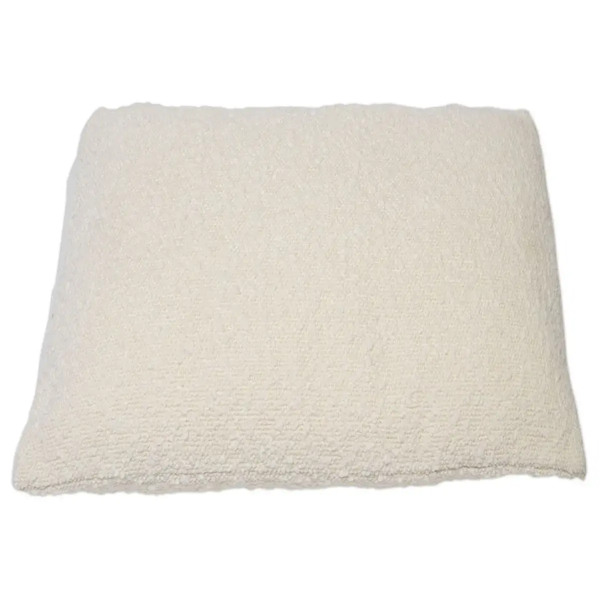 Coussin carr&eacute; &eacute;cru 