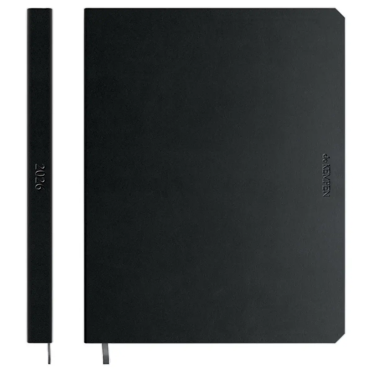 Agenda L semainier notes Brepols De Kempen Ashblack - Noir 