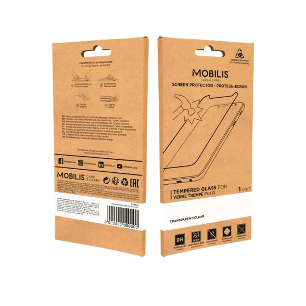 Verre trempé classique pour iPhone 13/13 Pro/14