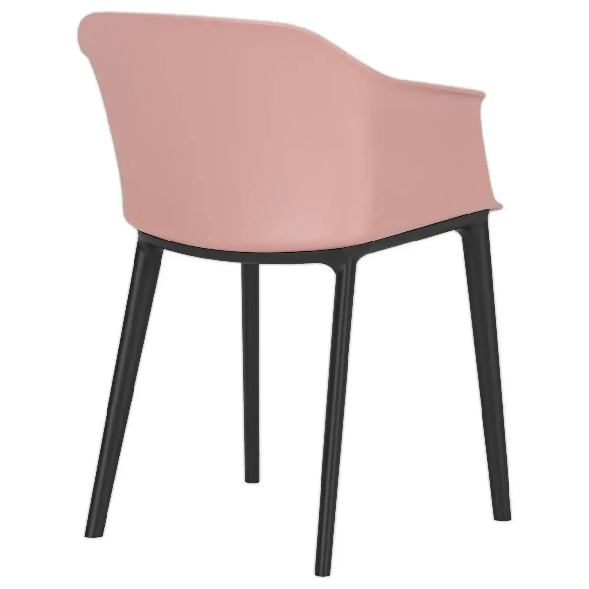 Fauteuil polypro intérieur/ extérieur rose