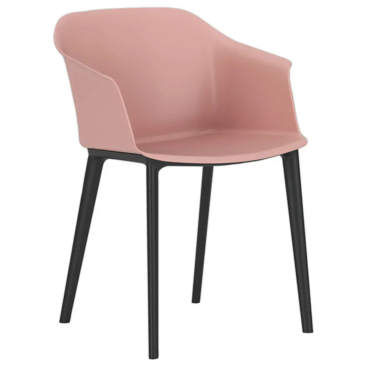 Fauteuil polypro intérieur/ extérieur rose