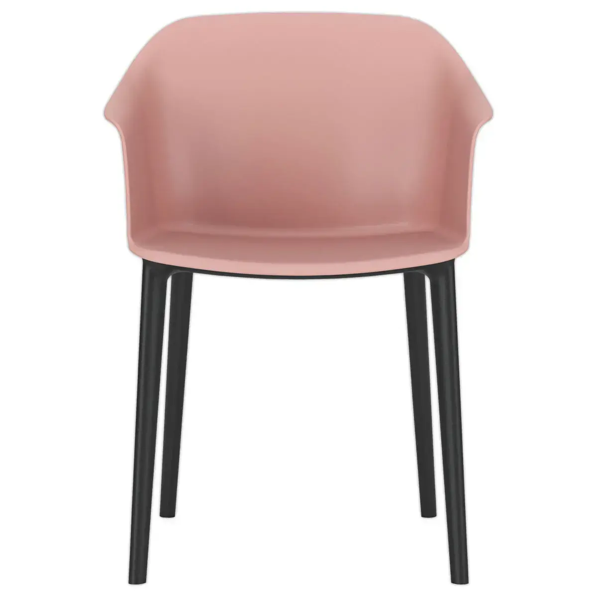 Fauteuil polypro intérieur/ extérieur rose