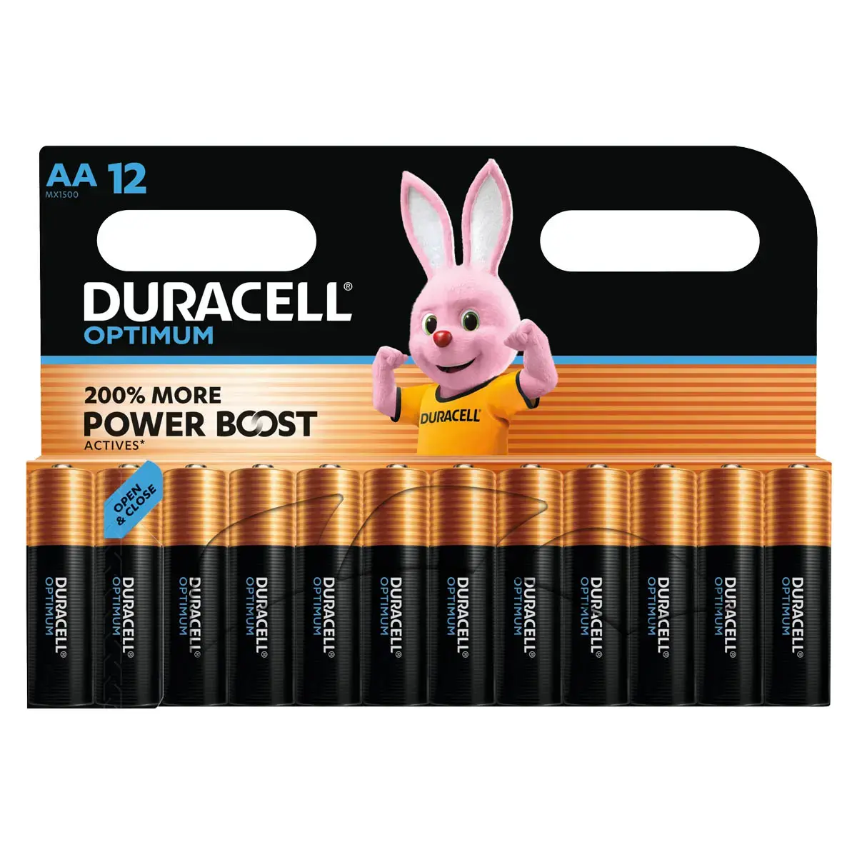 12 DURACELL OPTIMUM AA x12 