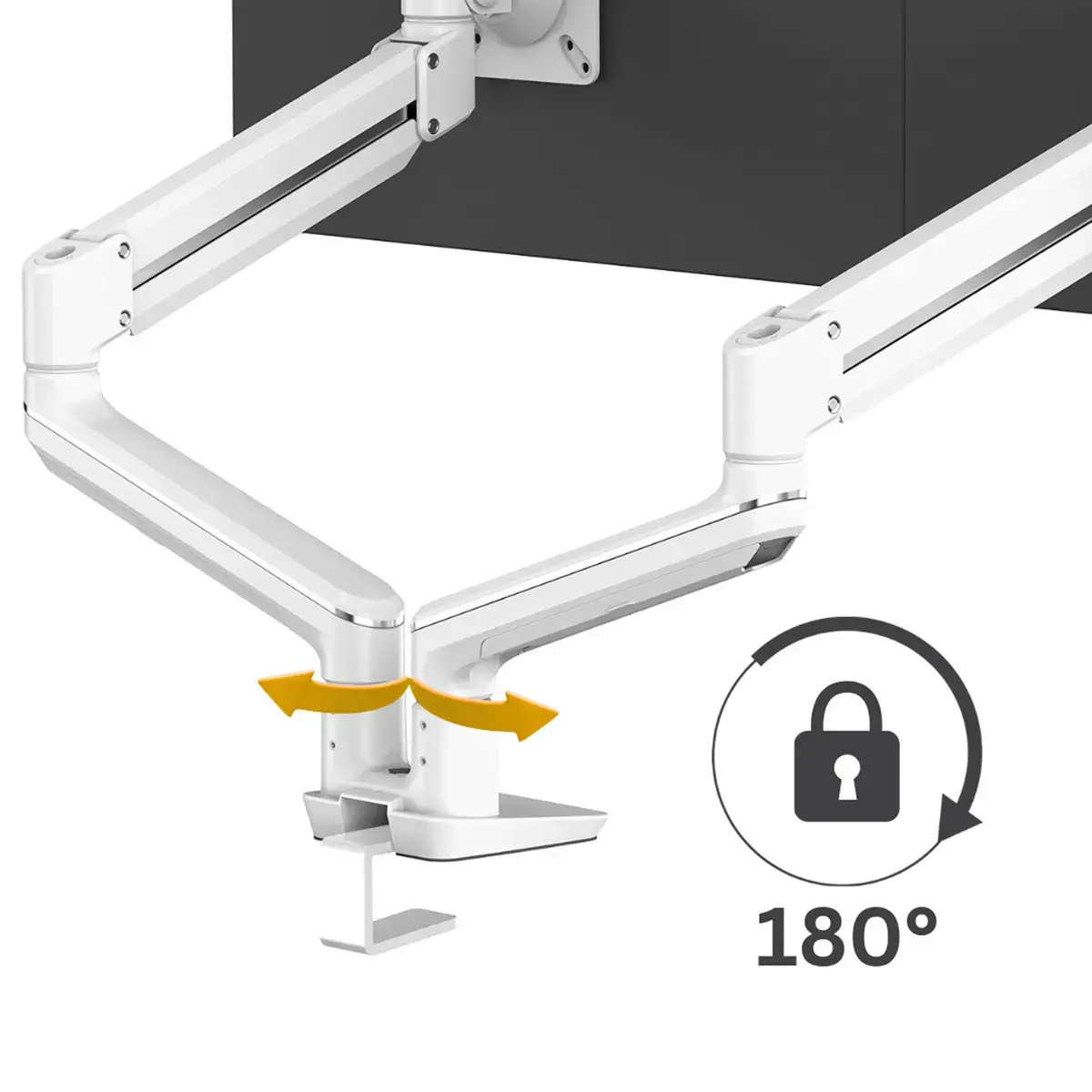 Bras porte-écran Top Mount Tallo - Double - Blanc - Fellowes