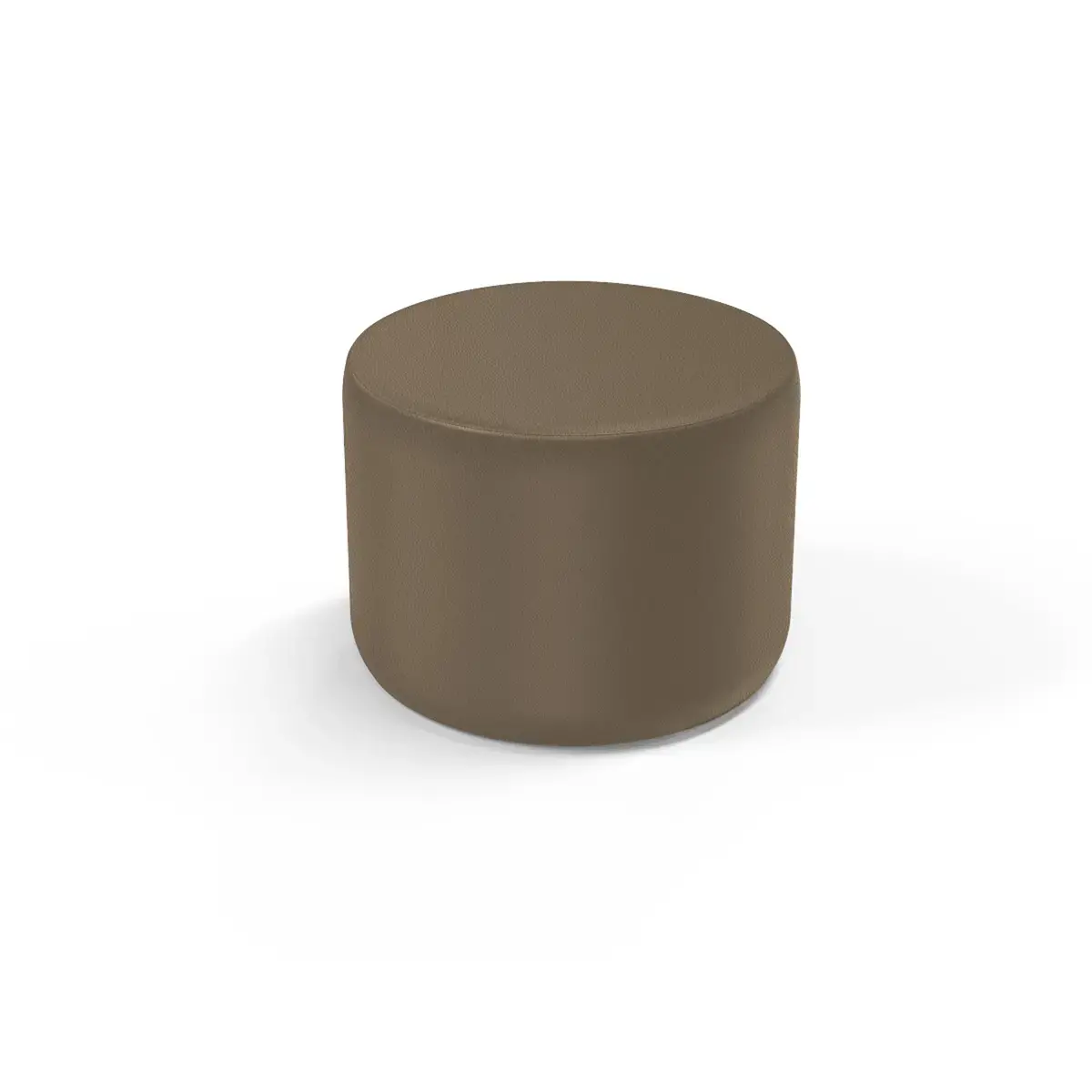Pouf rond - Taupe - Alba