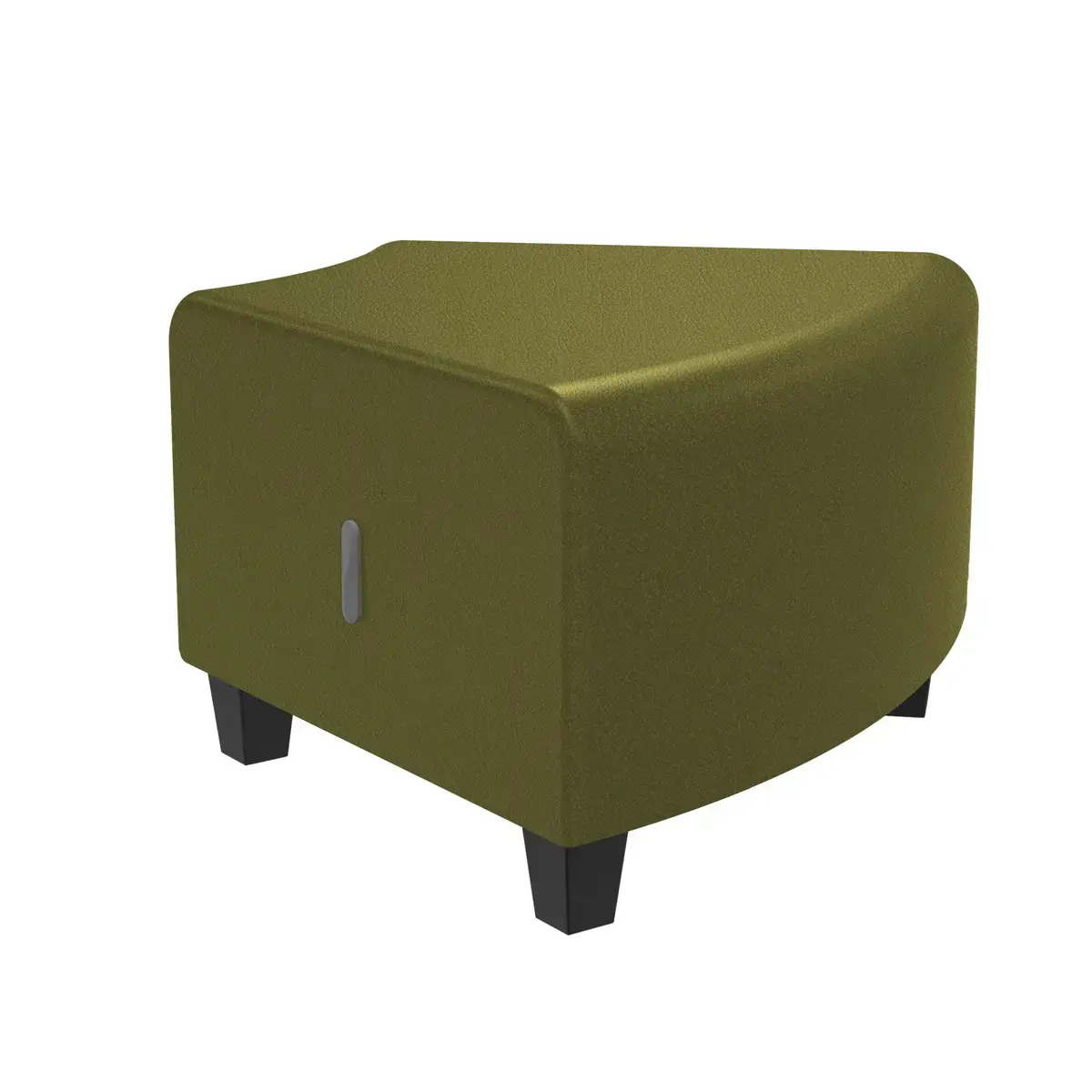 Pouf d'angle - Kaki - Alba 