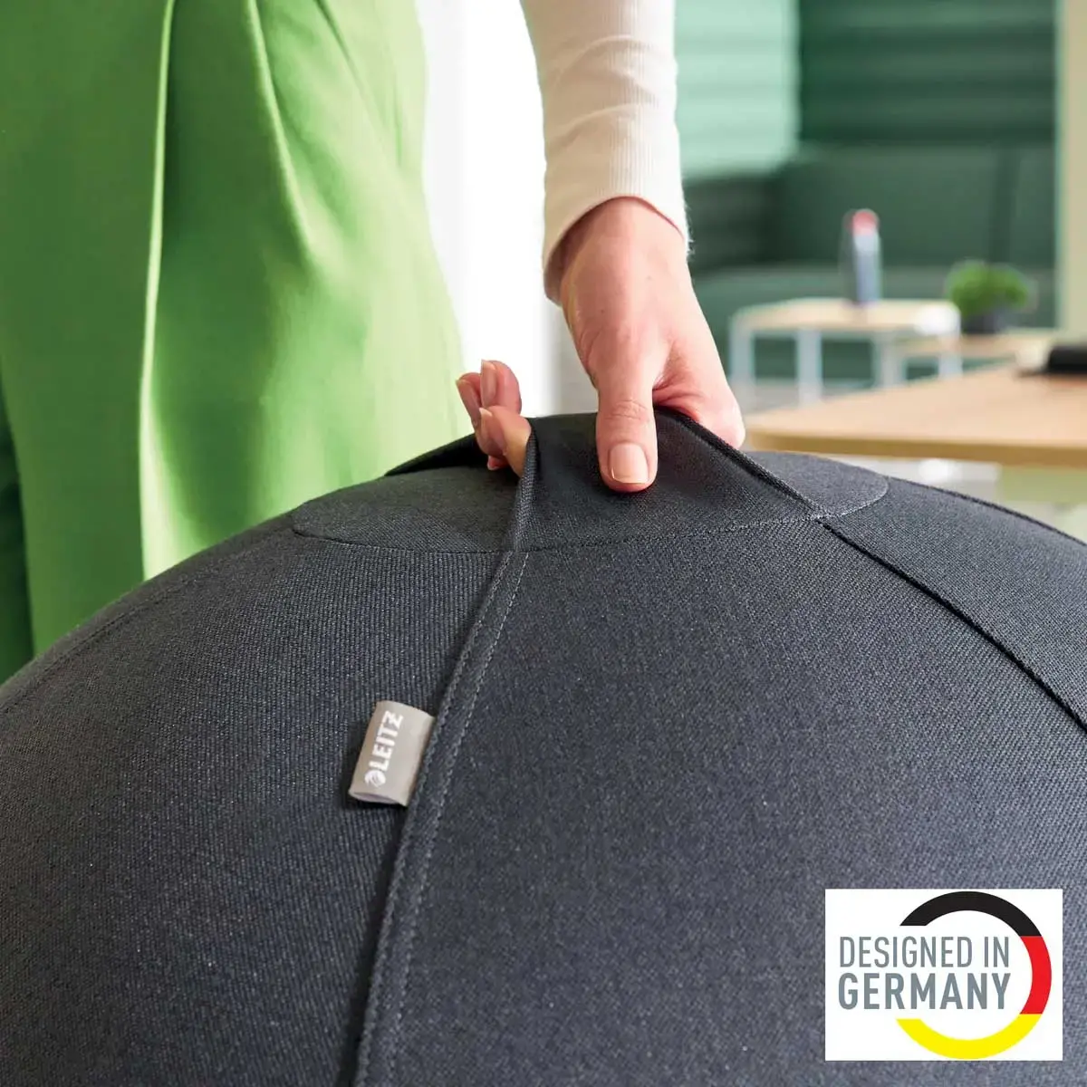 Ballon lesté assise ergonomique - Diamètre 75 cm - Gris - Leitz