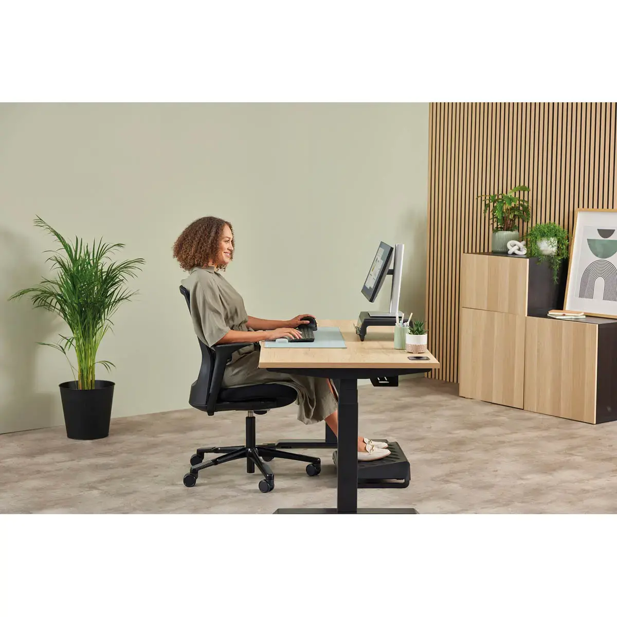 Souris ergonomique verticale Breyta Plus - Grande main - Gaucher - Fellowes 