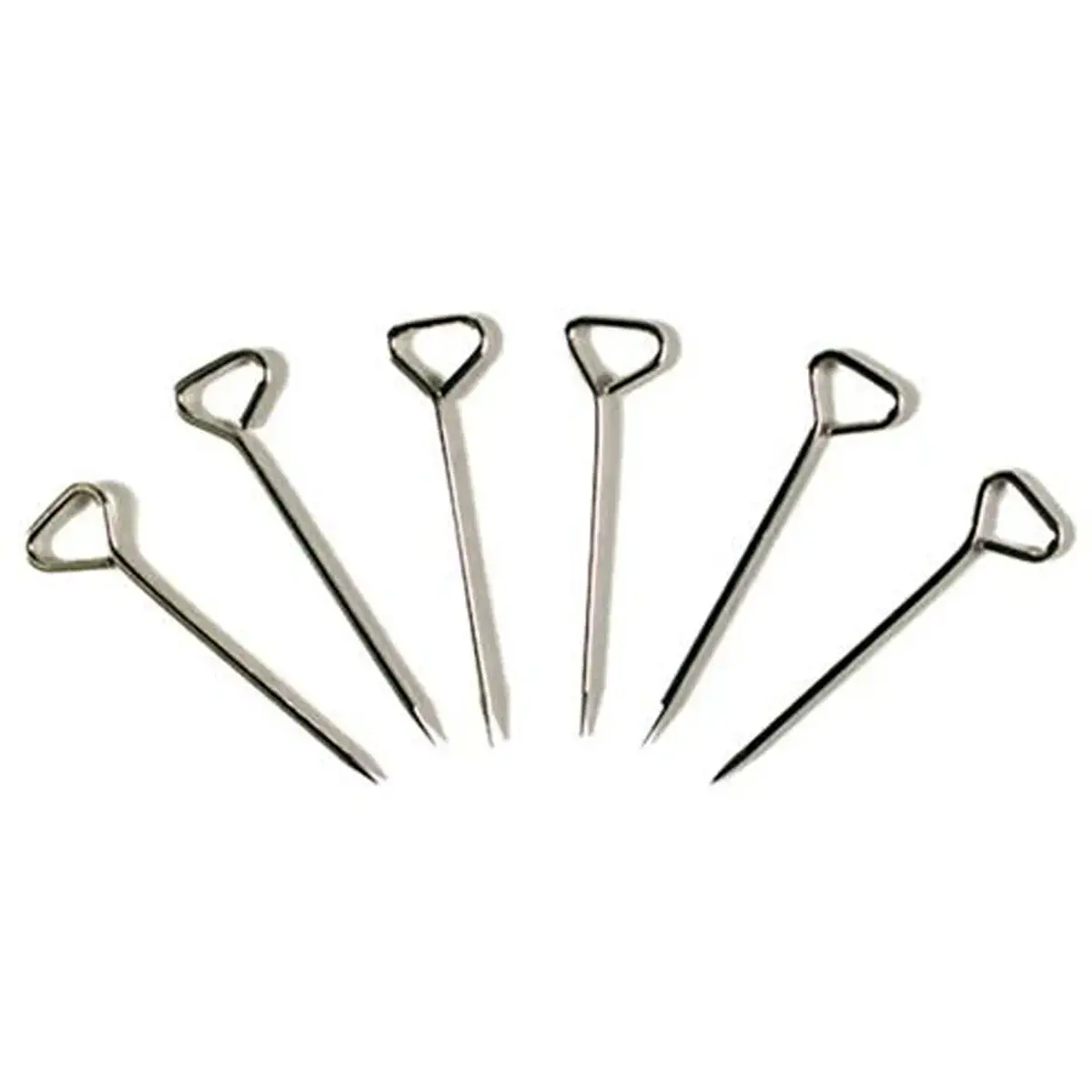 100 Epingles à tête triangulaire - Argent - Exacompta
