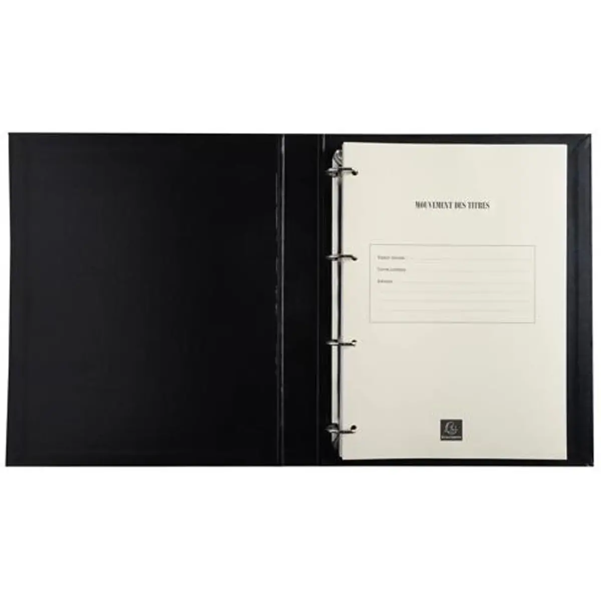 Recharge registre - 100 feuillets imprimés - 32 x 26 cm - 4 anneaux - Exacompta