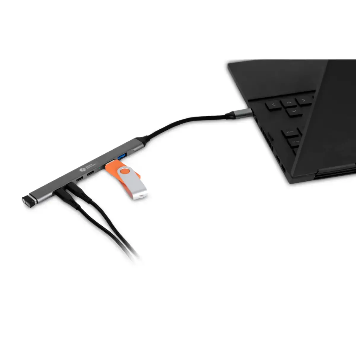 Hub 7-en-1 - USB-C + USB-A - Bakker Elkhuizen 