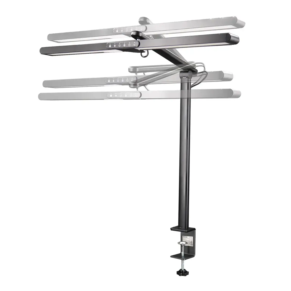 Lampe sur pince Strata Sensor - Noir - Unilux