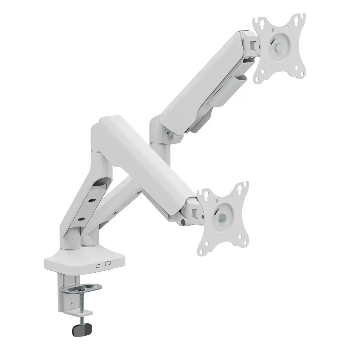 Bras porte-&eacute;cran double articul&eacute; Ergo Line Noir 