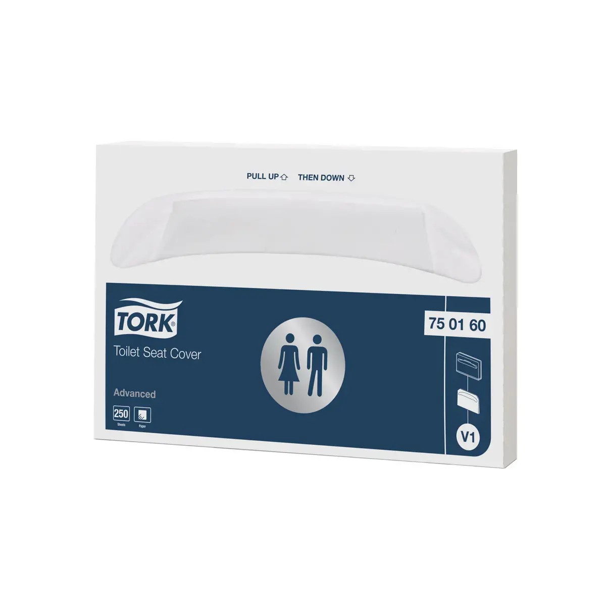 20 Couvre-sièges - Jetable - Blanc - Tork