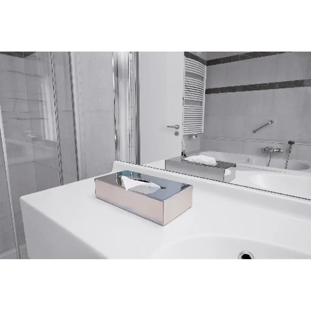 Distributeur de mouchoirs - Inox - Probbax 