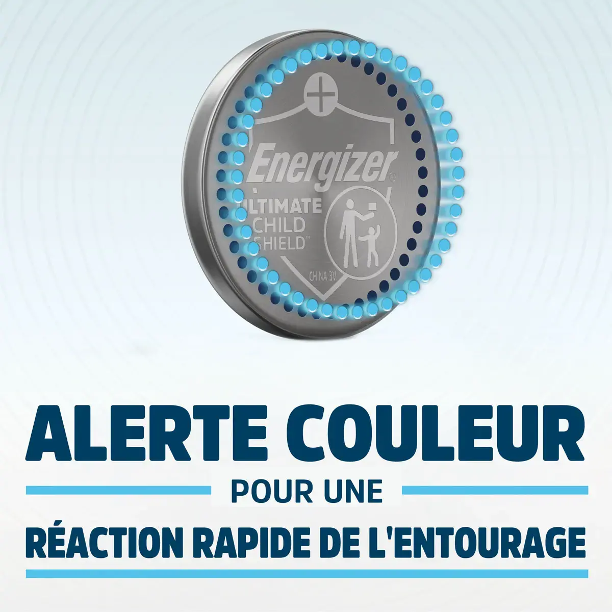 4 Piles bouton Child Shield - CR 2032 - 3 Volts - Energizer 