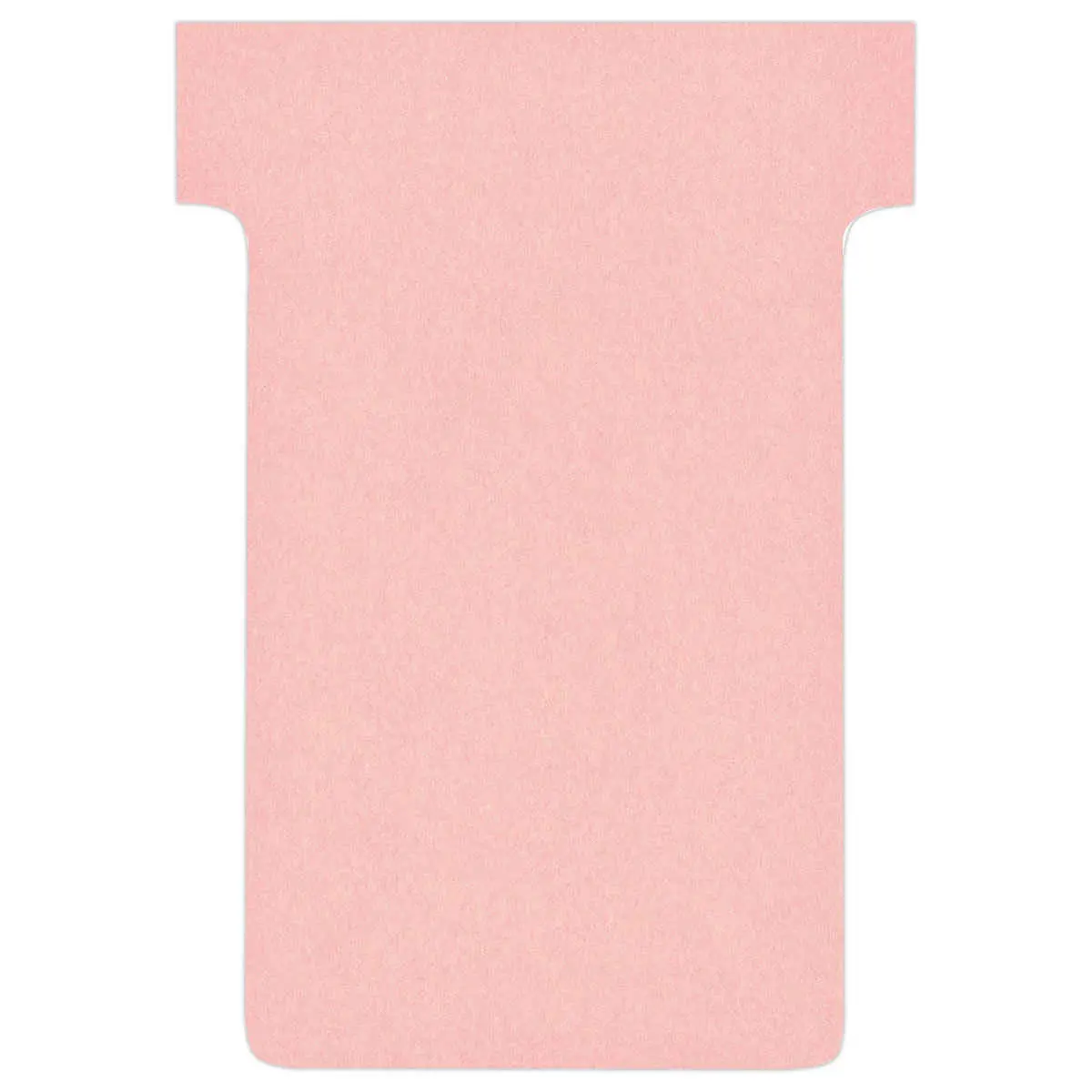 100 Fiches T pour planning - Taille 2 - Rose - Nobo