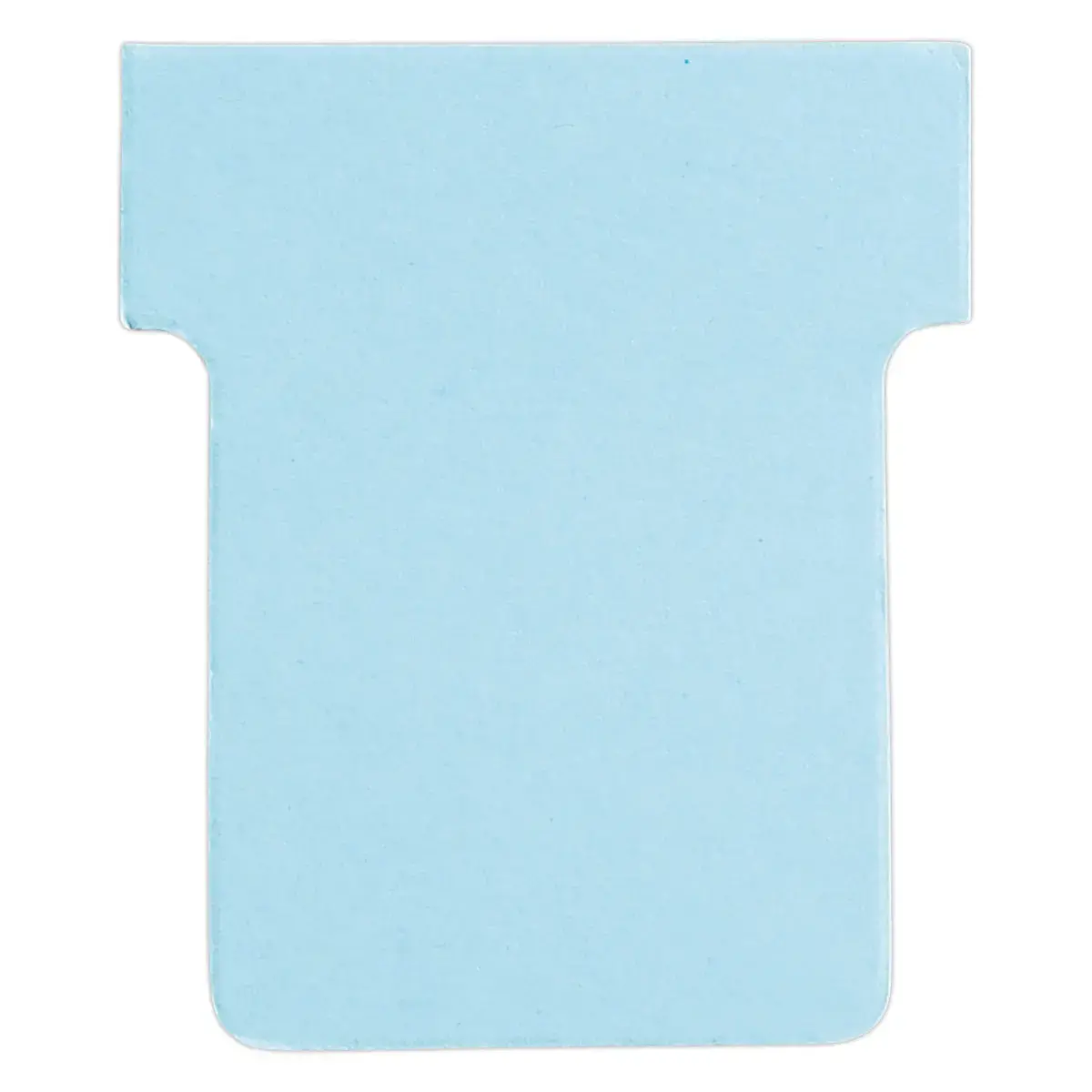 100 Fiches T pour planning - Taille 1,5 - Bleu clair - Nobo