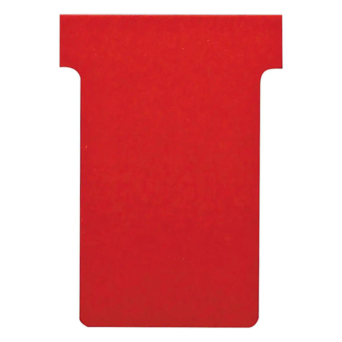 100 Fiches T pour planning - Taille 1,5 - Rouge - Nobo