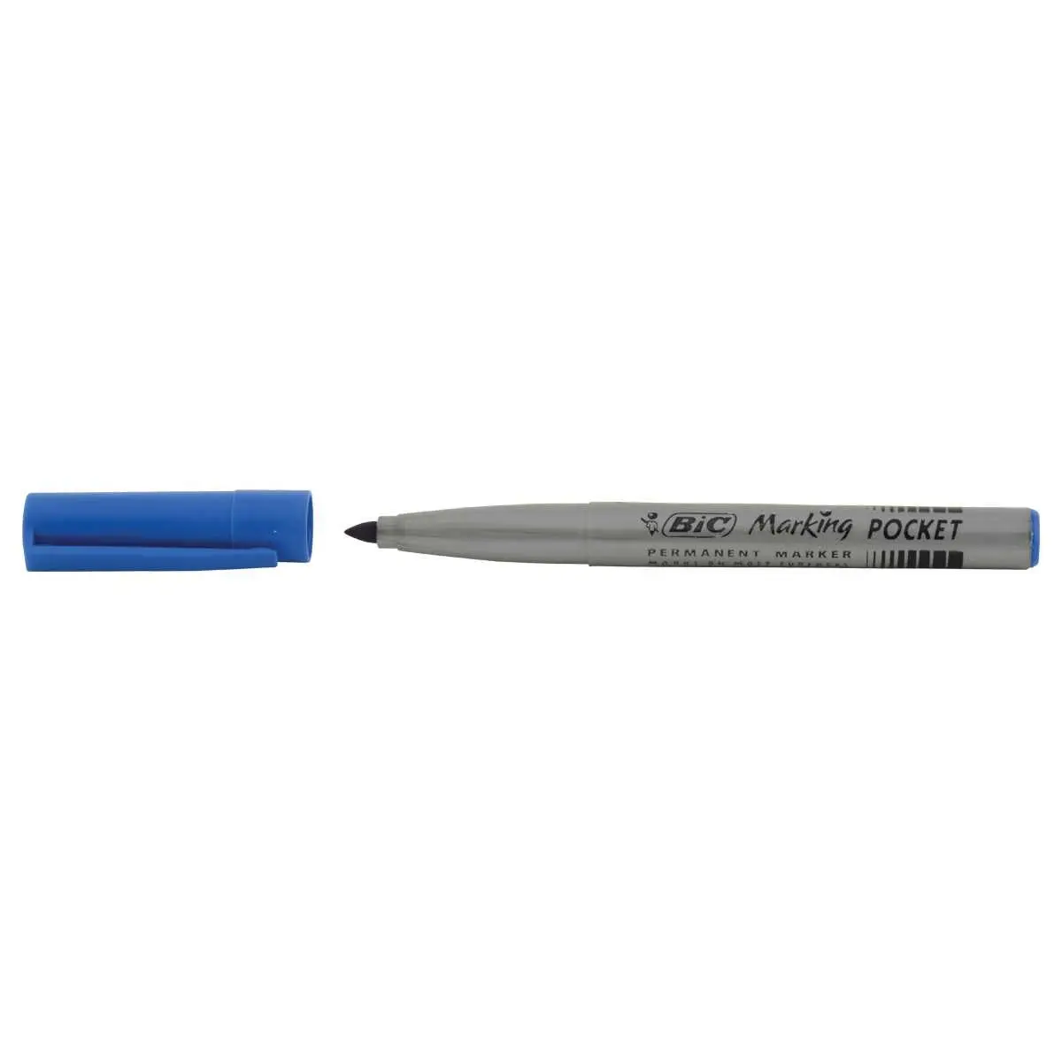 Marqueur Marking Fine ECOlutions - Permanent - Pointe conique - Bleu - BIC