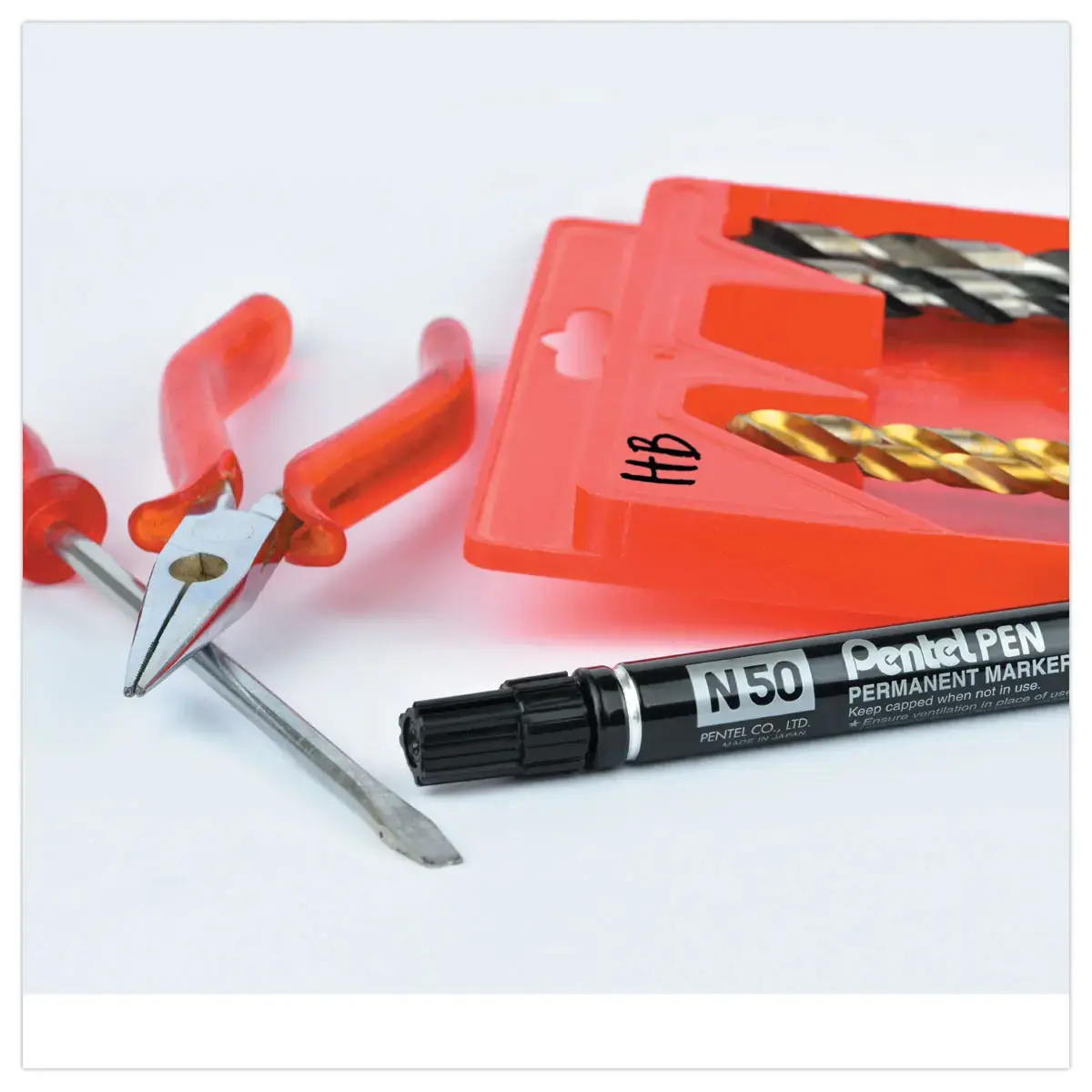 Marqueur permanent N50 pointe ogive - Noir - PENTEL