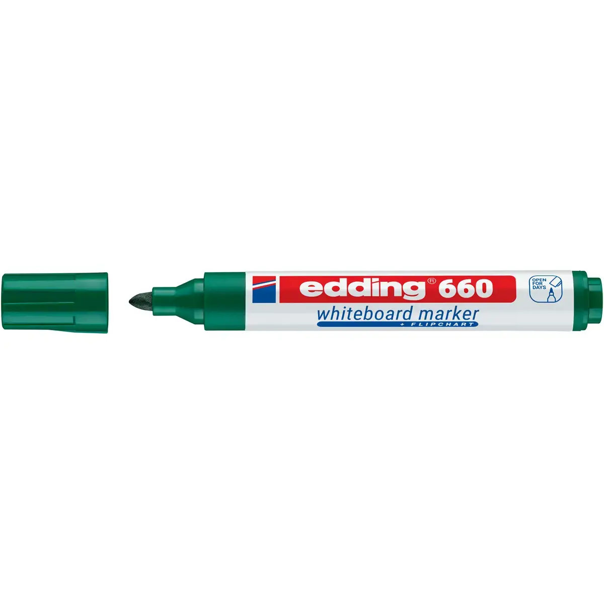 Marqueur effaçable à sec - 660 - pointe ogive - Vert - EDDING