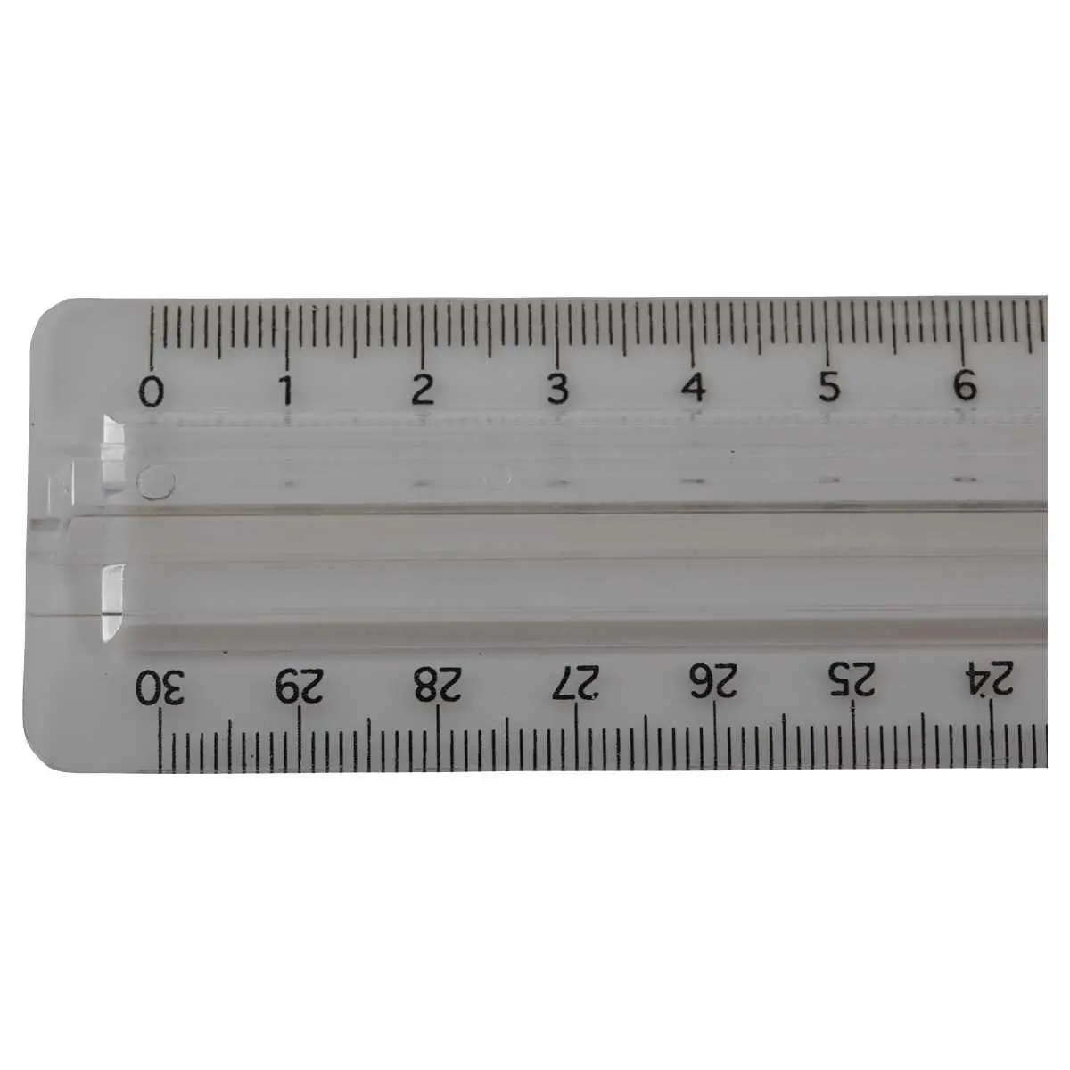 R&egrave;gle de tra&ccedil;age double 30 cm 