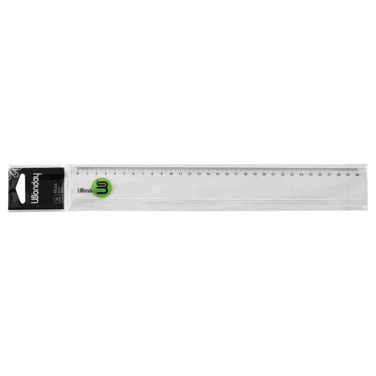 R&egrave;gle de tra&ccedil;age simple 30 cm 