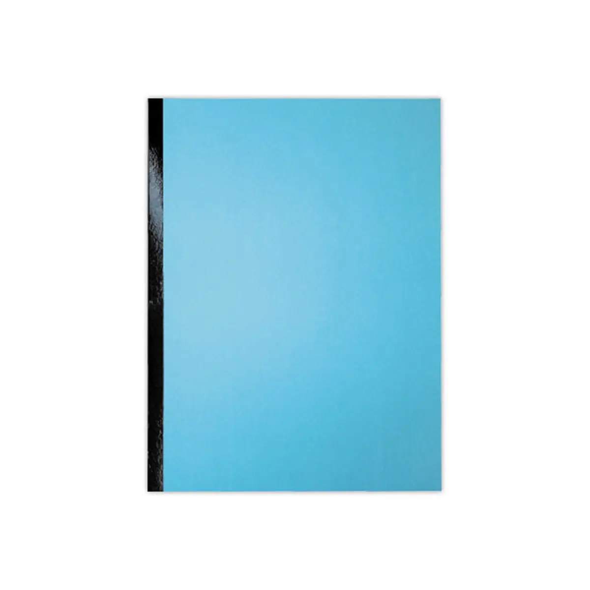 10 Chemises dos renforc&eacute; large - Soufflet 3 cm - Carte 300g - Bleu 