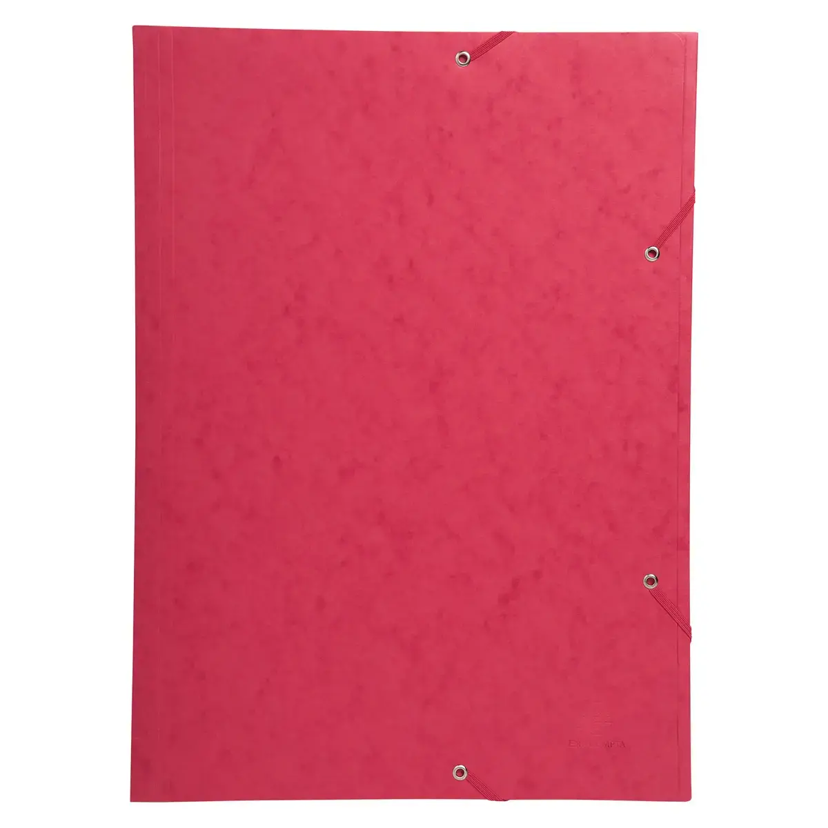 Chemise 3 rabats et élastique A3 - Rouge - EXACOMPTA