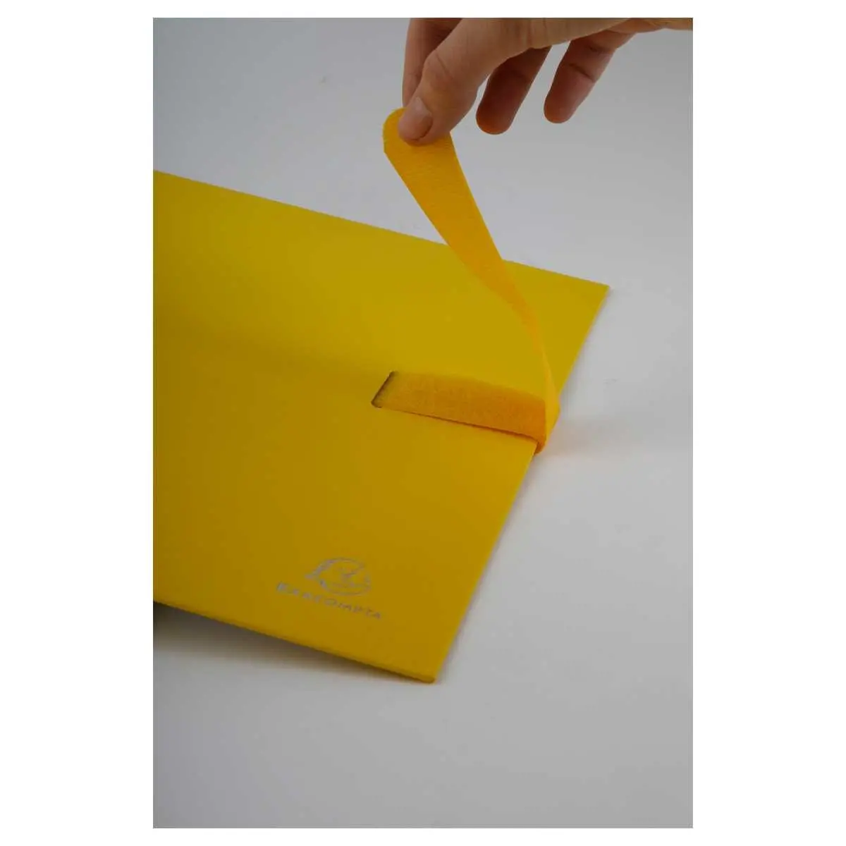 Chemise extensible &agrave; sangle velcro - Jaune - EXACOMPTA 