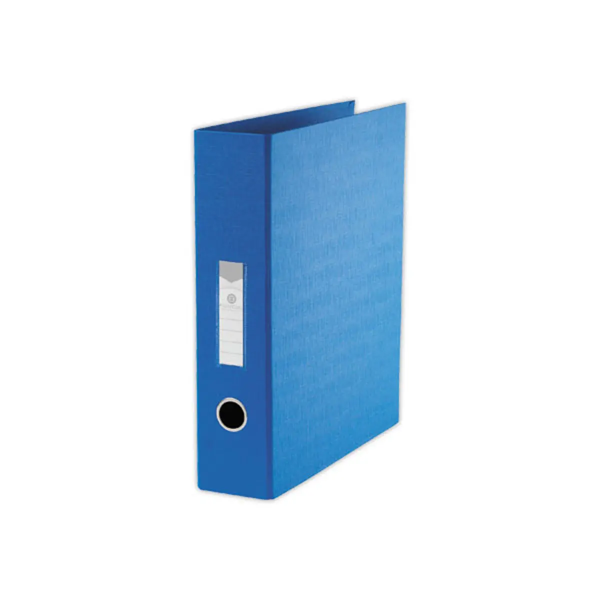 Classeur en PVC bleu anneaux en D - Dos 8cm - Anneaux Ø50mm - FIDUCIAL