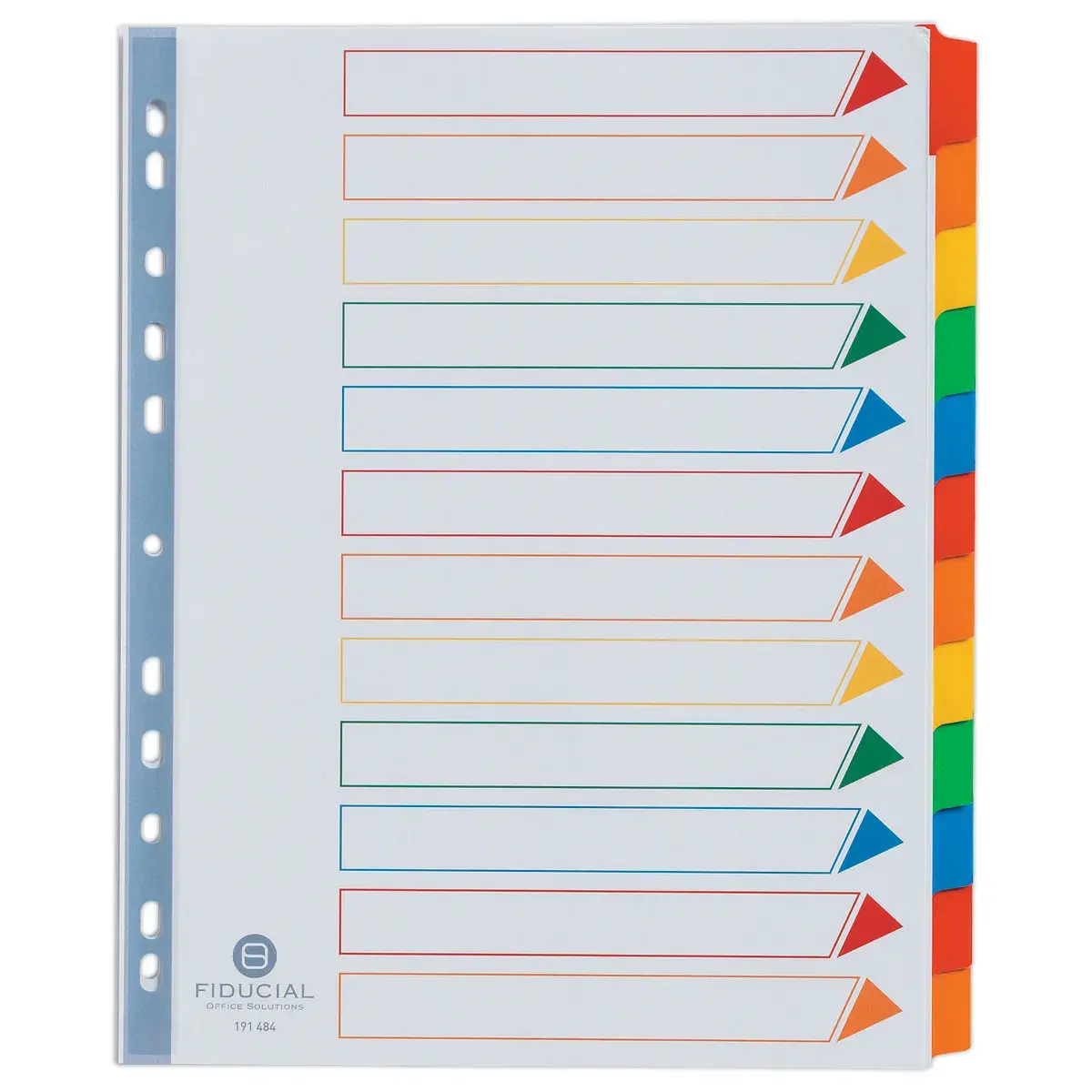 Jeu d'intercalaires format A4+ - 12 onglets - FIDUCIAL 