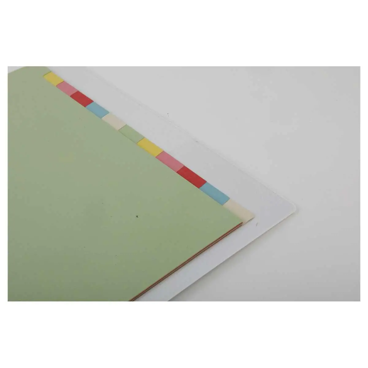 Jeu d'intercalaires carte 2/10E format A4 - 12 touches