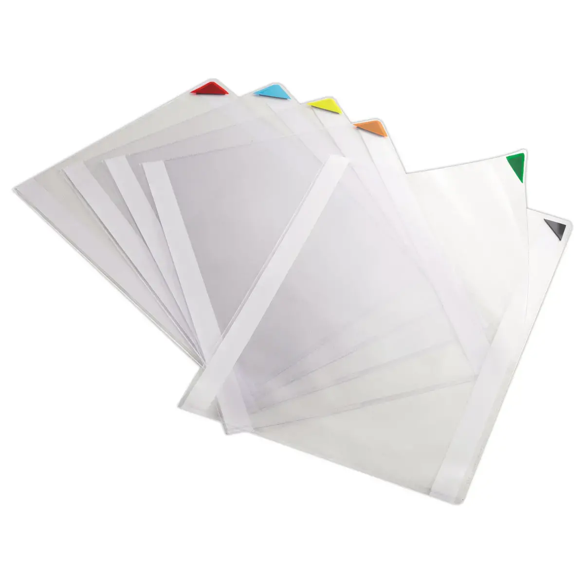 5 Pochettes d'affichage repositionnables A4 - Assorties - Tarifold