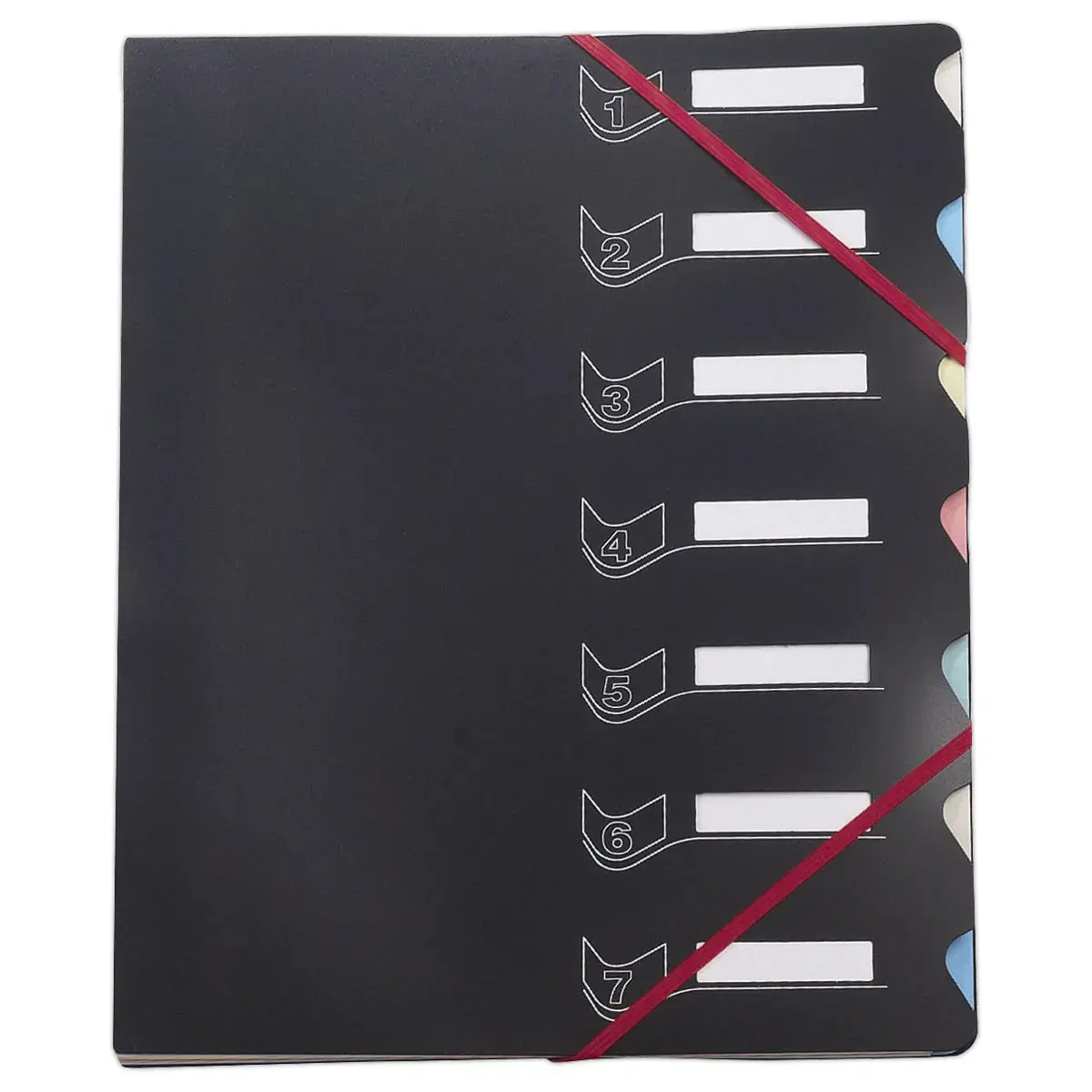 Trieur chemise bi-matière - 7 compartiments - EXTENDOS