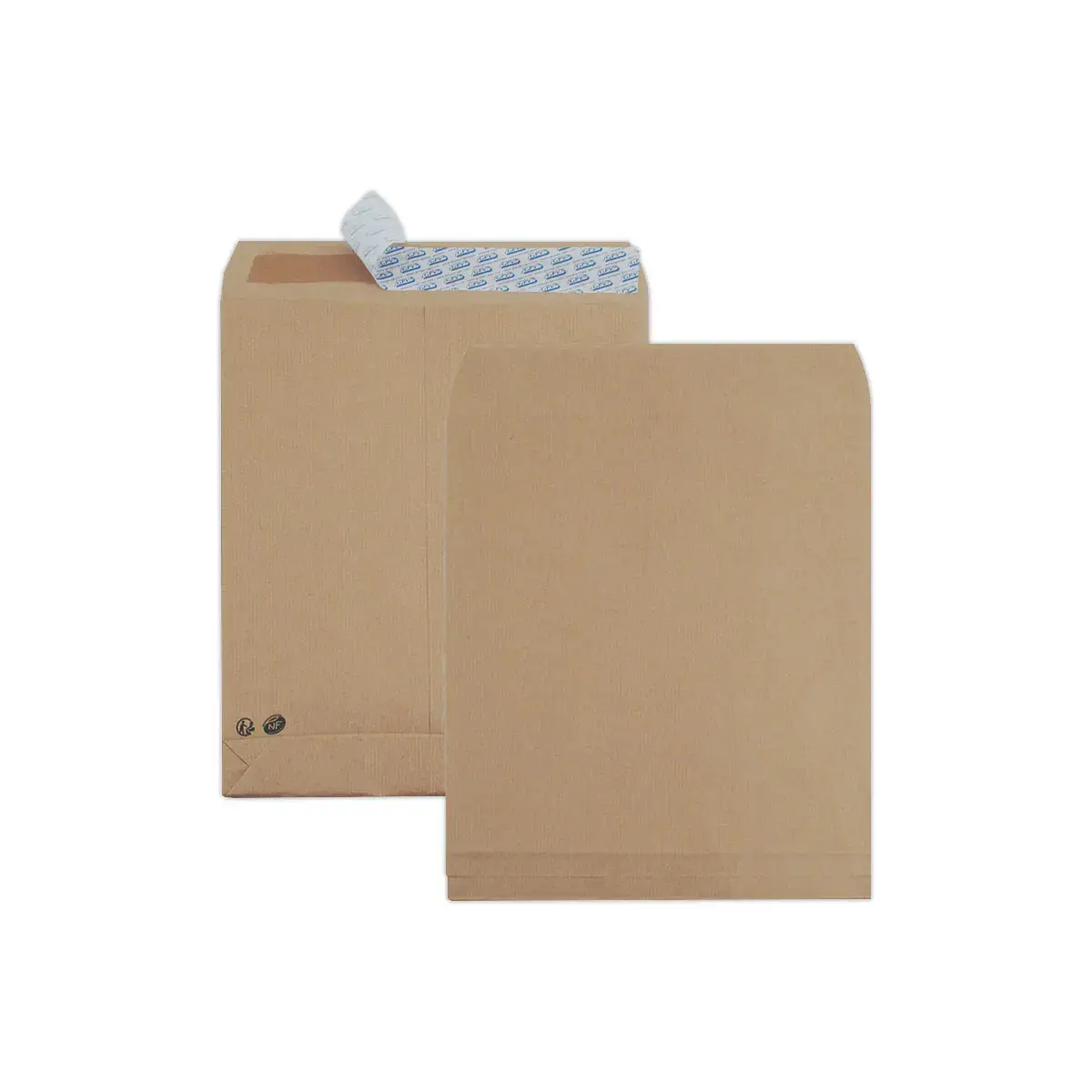 250 Pochettes à soufflet en kraft brun - 120g - 280x375 mm - GPV PACK'N POST