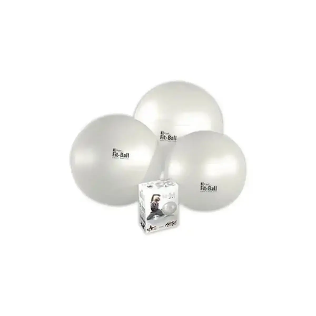 Ballon Fitball taille L 75cm de diamètre avec son socle