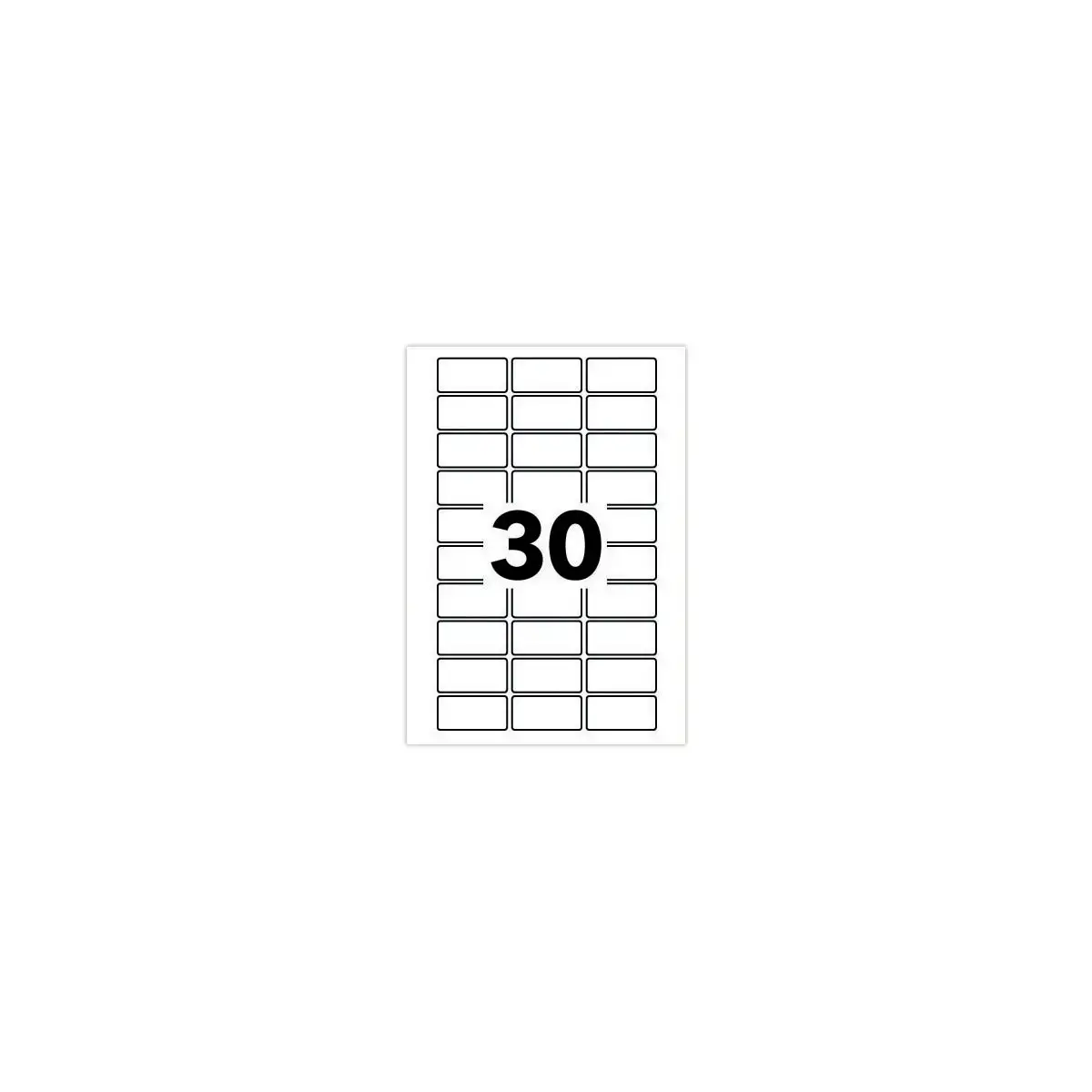 Etui de 480 étiquettes blanches multi-usages - 19x38mm - AVERY