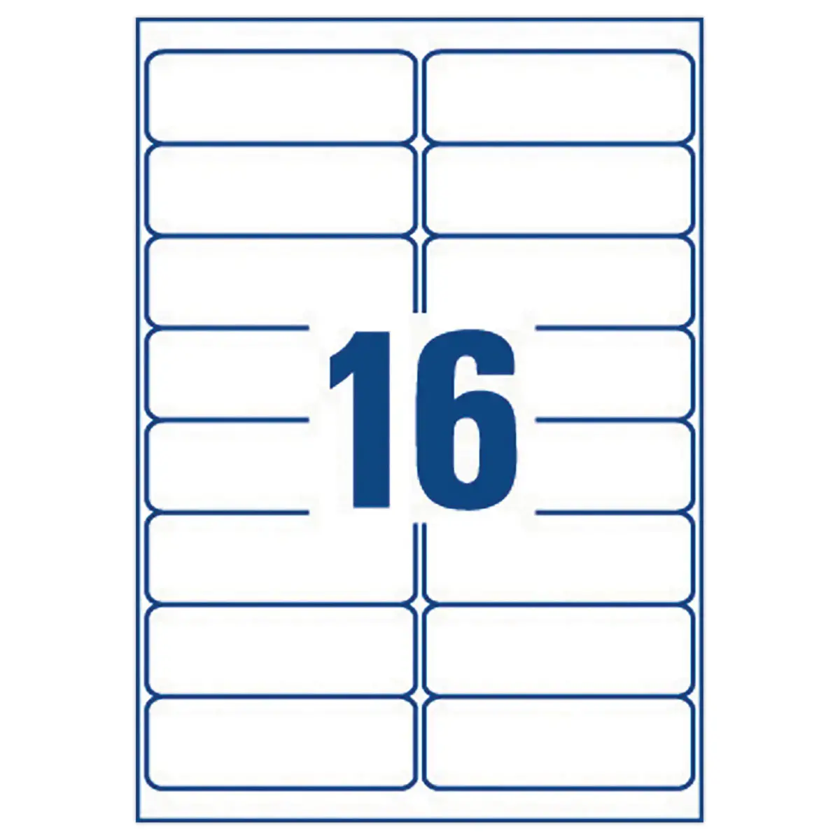 40 planches de 16 étiquettes adresses pour imprimantes jet d'encre - 99,1x33,9mm - AVERY