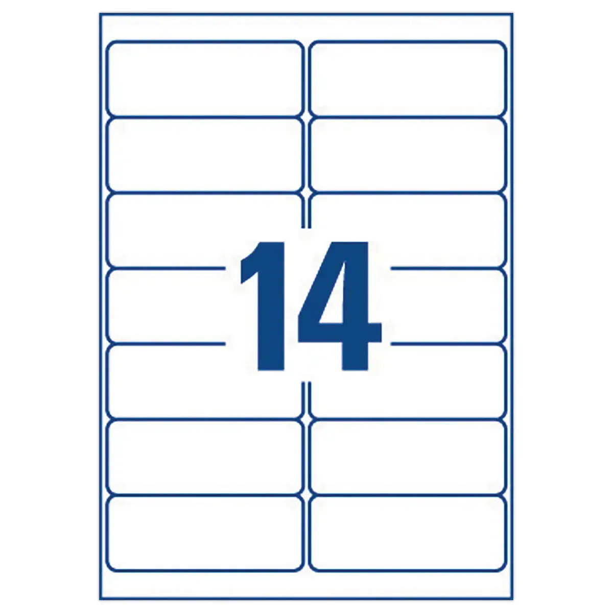 40 planches de 14 étiquettes adresses pour imprimantes jet d'encre AVERY 99,1x38,1mm