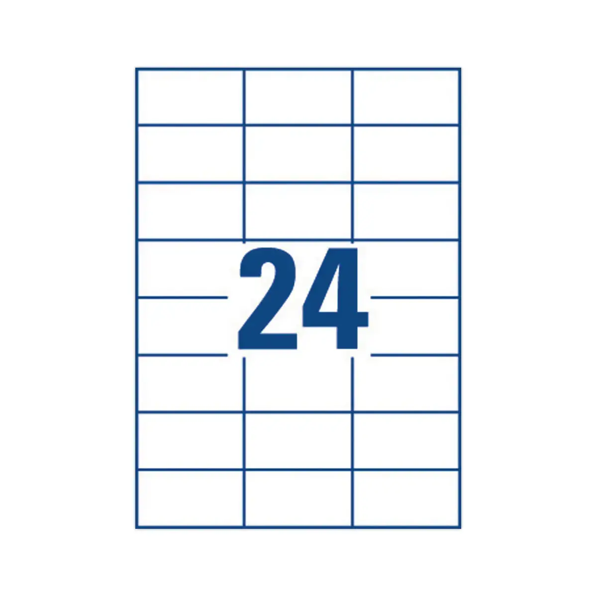 200 Planches &eacute;tiquettes blanches haute cadence sp&eacute;cial copieurs - 70x37mm - AVERY 