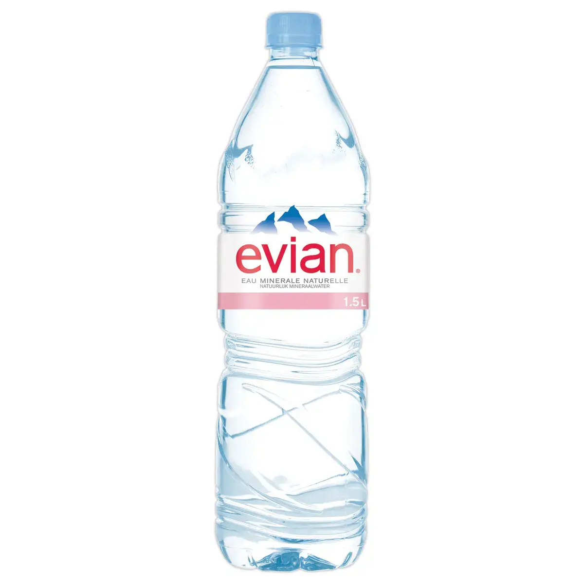 12 bouteilles d'eau plate - 1,5 L - EVIAN 