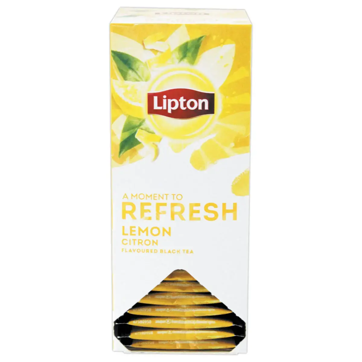 Sachets de th&eacute; - Th&eacute; noir saveur citron - LIPTON 