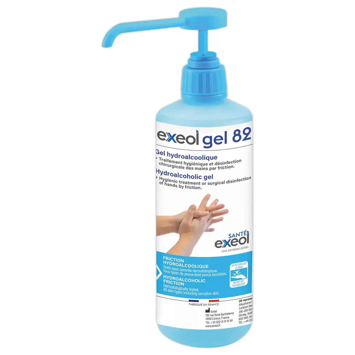 Flacon de gel hydro-alcoolique- 500 ml